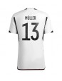 Billige Tyskland Thomas Muller #13 Hjemmedrakt VM 2022 Kortermet